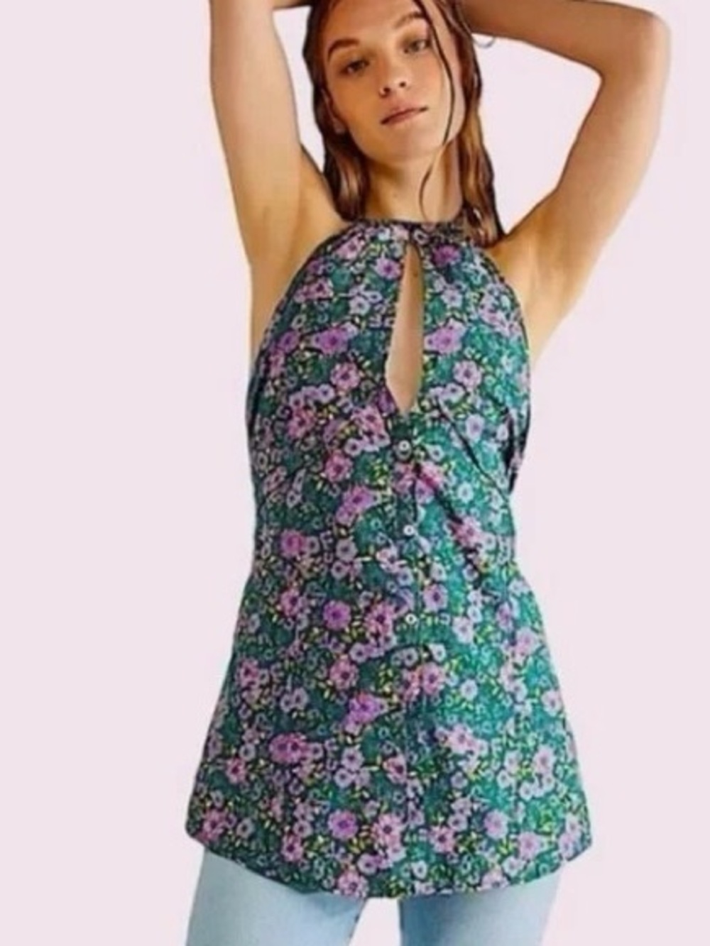 Free People Lyla Halter Tunic